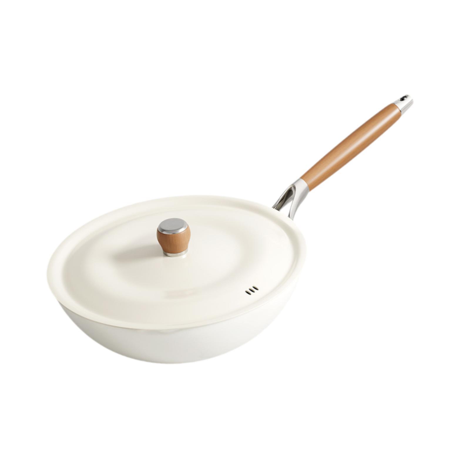 Wok Electric Flat - Stir Fry Pan 28cm with Lid