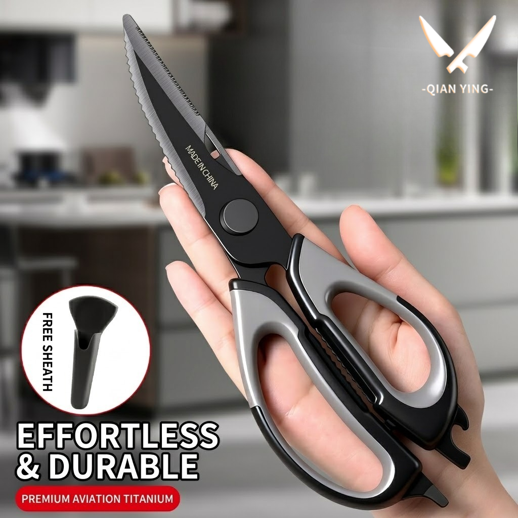 Kitchen Appliances Garage - Kitchen scissors Titanium Chicken bone scissors