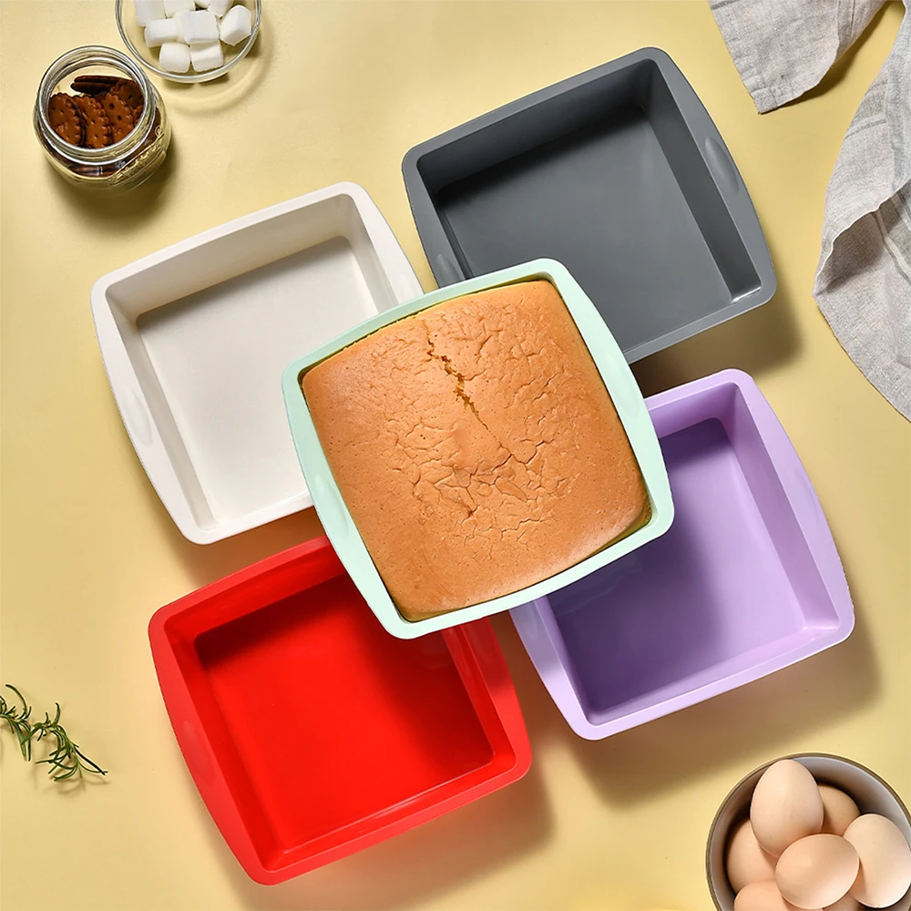 1/4Pcs Silicone Square Cake Mo - огляд і ціна Kitchen Appliances Garage