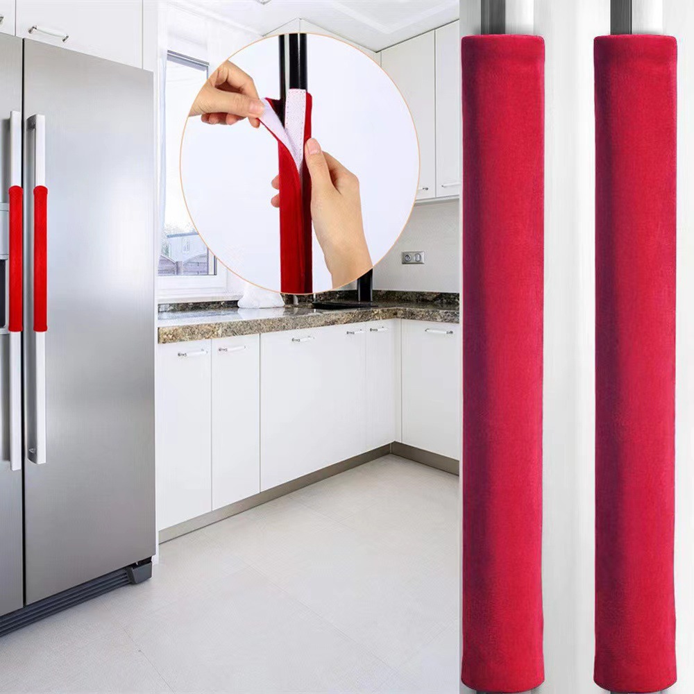 2Pcs/Set Refrigerator Door Han - огляд і ціна Kitchen Appliances Red Knobs