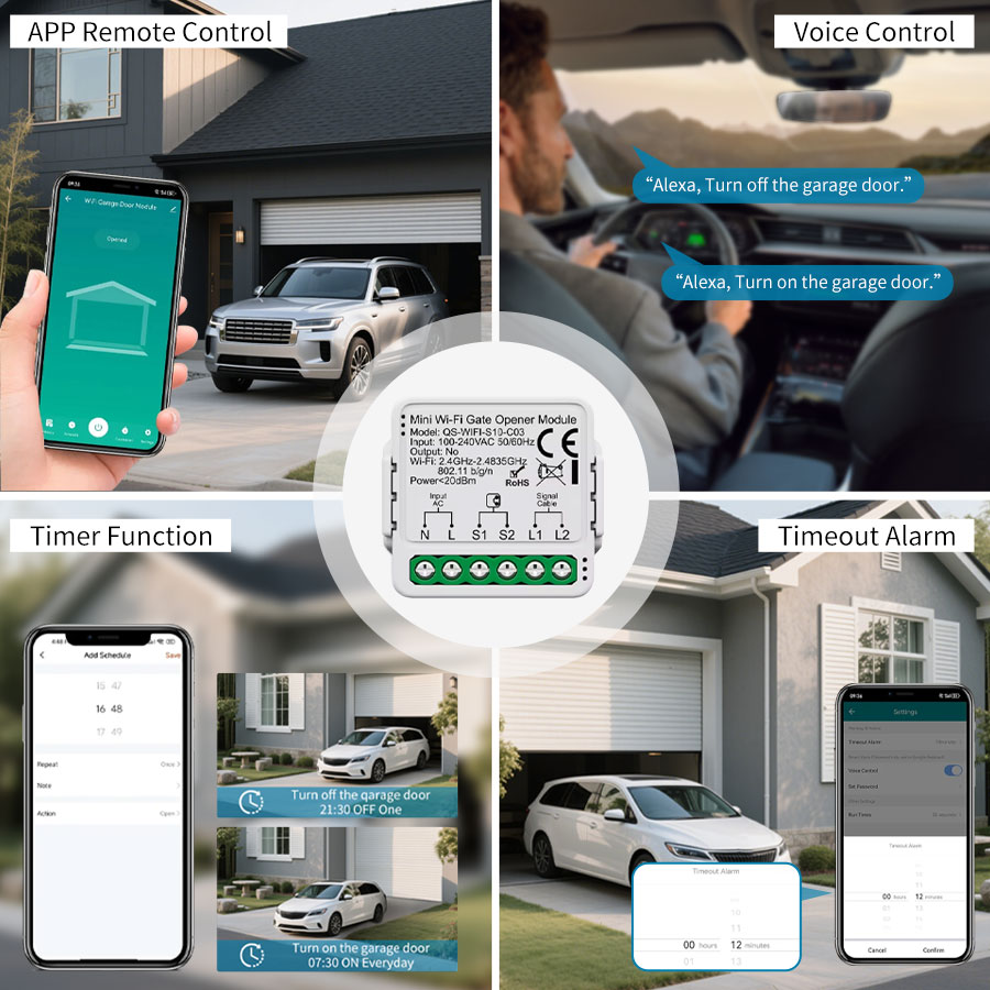 Tuya Smart WiFi or Zigbee Gara - огляд і ціна Kitchen Appliances Garage