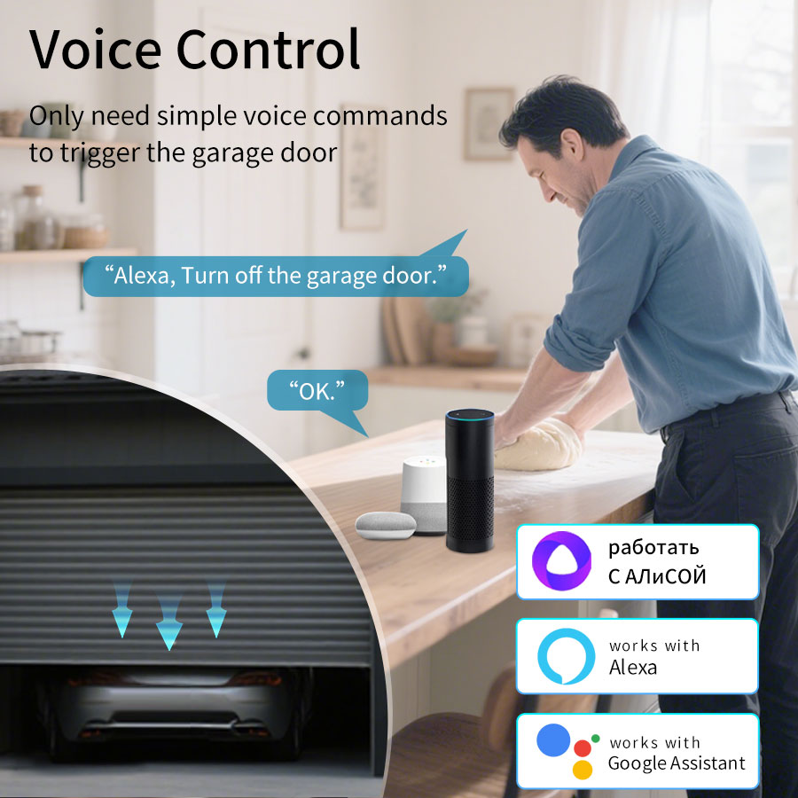 Tuya Smart WiFi or Zigbee Gara - огляд і ціна Kitchen Appliances Garage