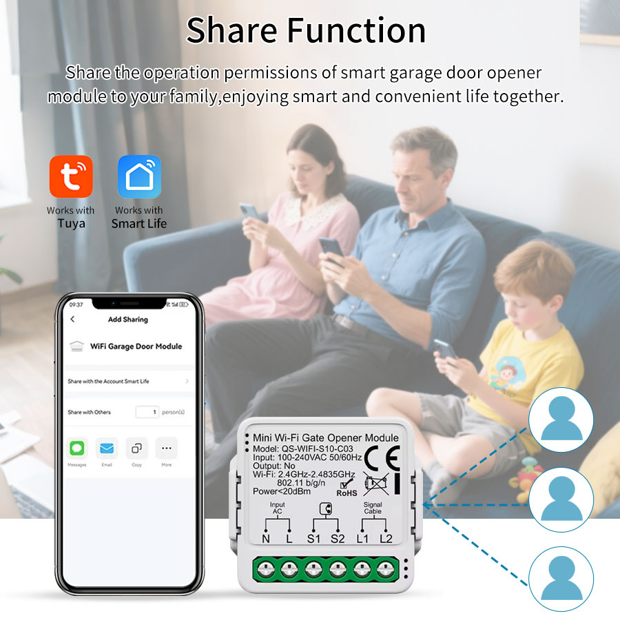 Tuya Smart WiFi or Zigbee Gara - огляд і ціна Kitchen Appliances Garage