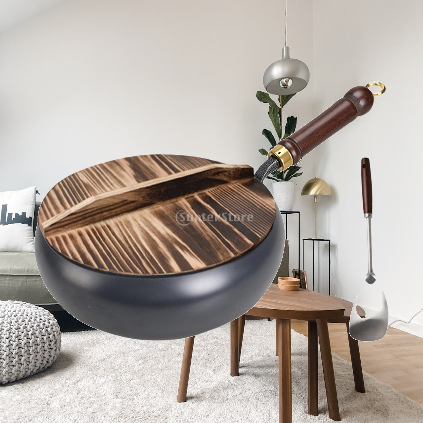 Stir Fry Wok Nonstick Iron Fla - огляд і ціна Wok Electric Flat