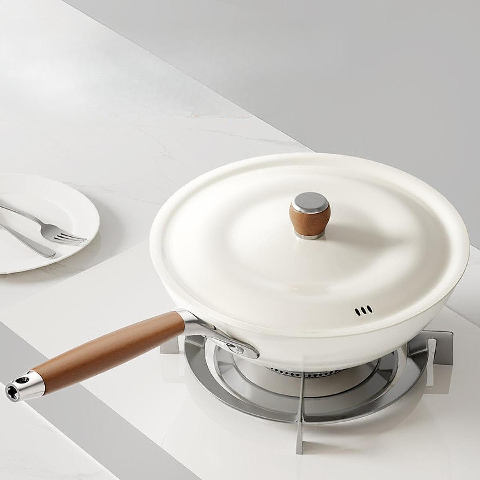 Stir Fry Pan 28cm with Lid Ver - огляд і ціна Wok Electric Flat