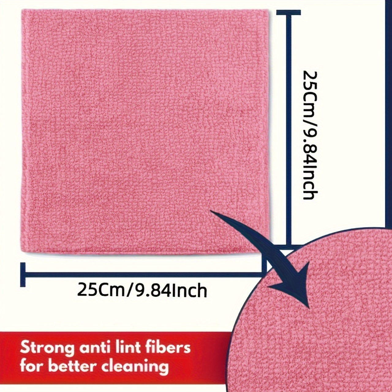 1-50Pcs Light Pink Microfiber  - огляд і ціна Kitchen Appliances Are