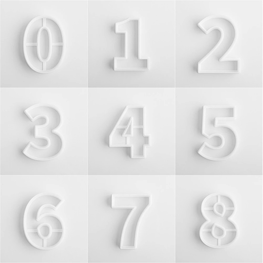 Large Numbers Cookie Cutters B - огляд і ціна Kitchen Appliances For Baking