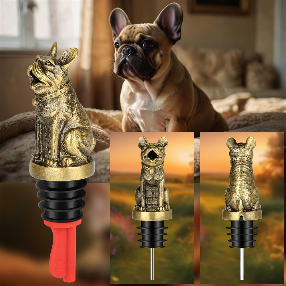 Cute French Bulldog Wine Pouer - огляд і ціна Kitchen Appliances Garage